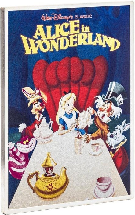 Niue. 10 Dollars 2024 "Alice In Wonderland, Disney Movie Posters"