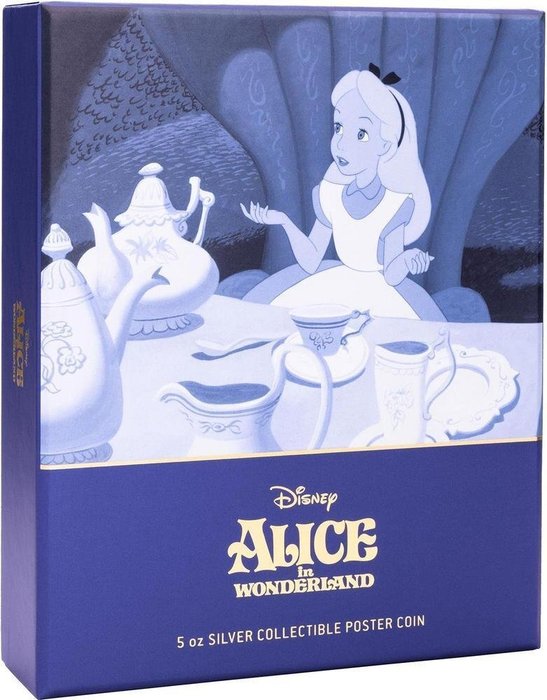 Niue. 10 Dollars 2024 "Alice In Wonderland, Disney Movie Posters"