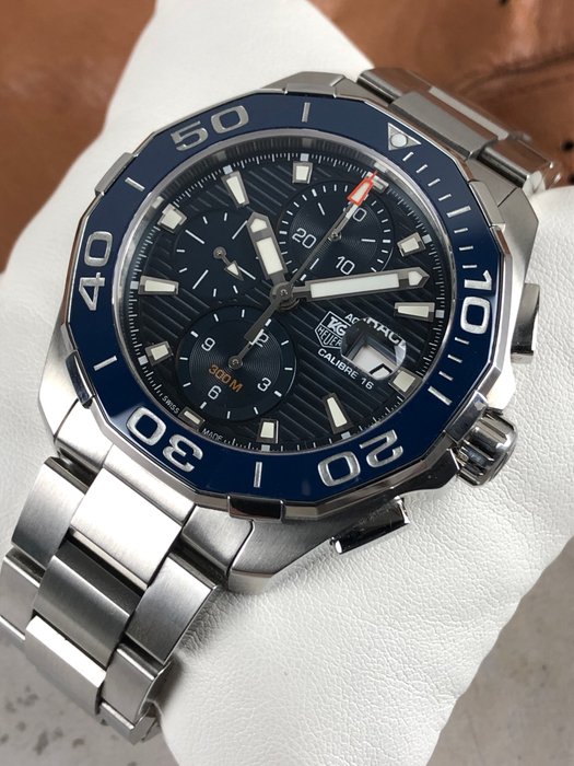 TAG Heuer - Aquaracer Chronograph Automatic 300M - Ingen mindstepris - CAY211B-0 - Mænd - 2011-nu