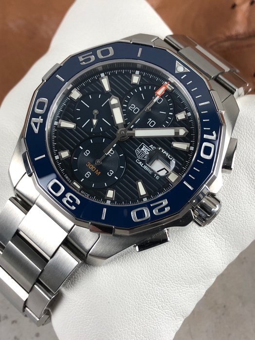 TAG Heuer - Aquaracer Chronograph Automatic 300M - Ingen mindstepris - CAY211B-0 - Mænd - 2011-nu