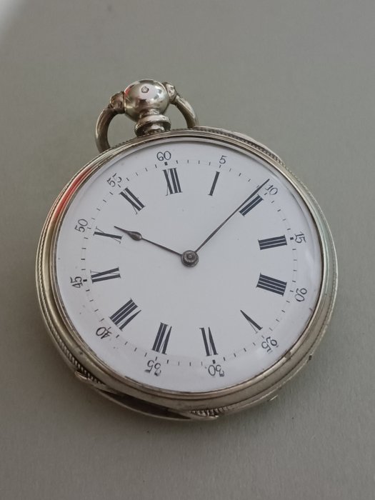 Alte Taschenuhr - Silber - 1850-1900