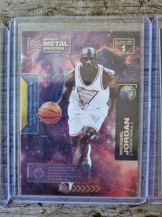 1990s Fleer, Upper Deck, Skybox, Topps, Panini Michael Jordan, Magic Johnson, Scottie Pippen, Dennis Rodman 21 cards - Mixed collection - Glimrende (EX)