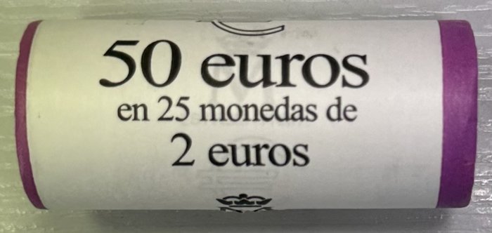 Spanien. 2 Euro 2020 "Aragon" (25 monnaies) en rouleau  (Ingen mindstepris)