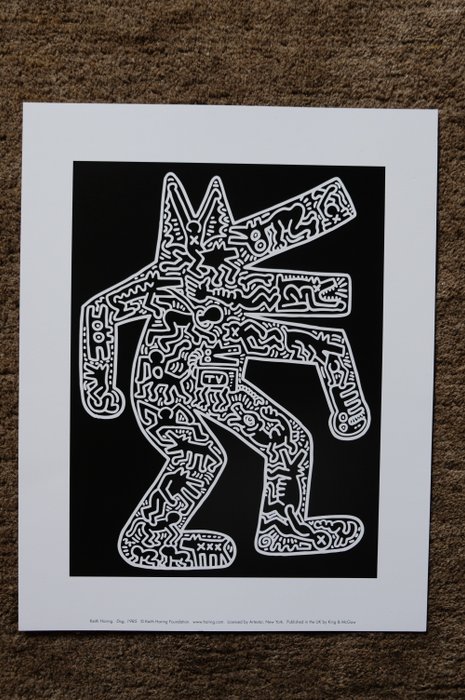 Keith Haring (after) - Keith Haring "Dog"