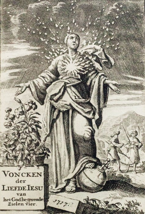 Luyken - Vonken der Liefde Jezus - 1717