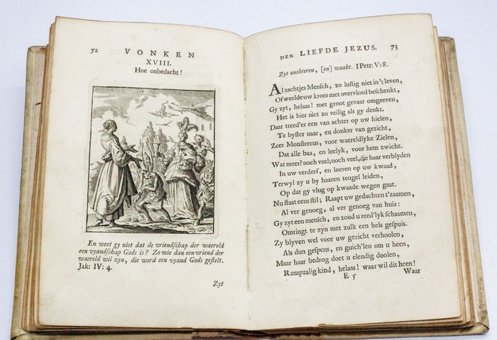 Luyken - Vonken der Liefde Jezus - 1717