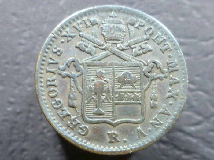 Italien. da Leone X (1513-1521) a Pio IX (1846-1870). Quattrino - 20 monete 1520-1854  (Ingen mindstepris)