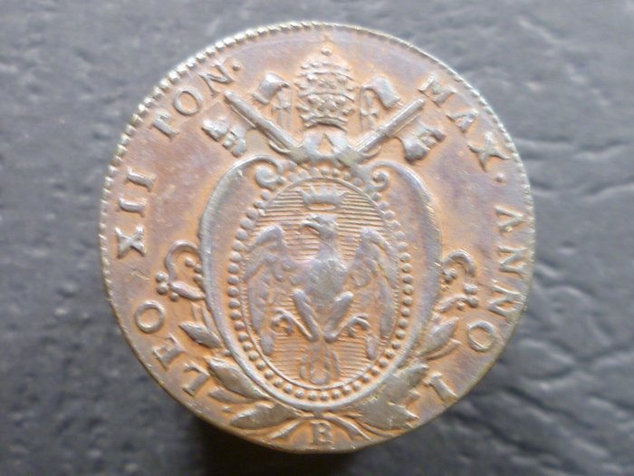 Italien. da Leone X (1513-1521) a Pio IX (1846-1870). Quattrino - 20 monete 1520-1854  (Ingen mindstepris)