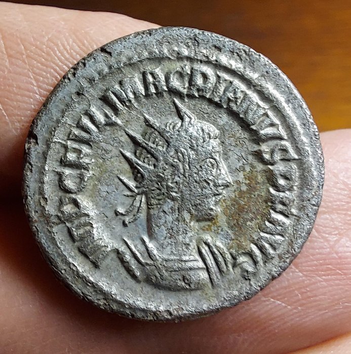 Romarriket. Macrianus (AD 260-261). Antoninianus Aequitas