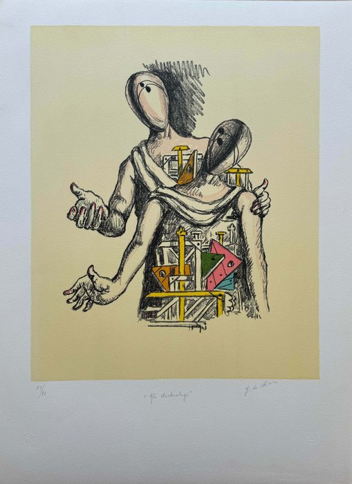 Giorgio De Chirico (1888-1978) - Gli archeologi