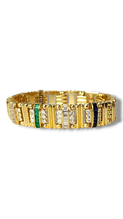 Armbånd - 18 kraat Gulguld -  6.50ct. tw. Diamant (Natur)  - Diamant