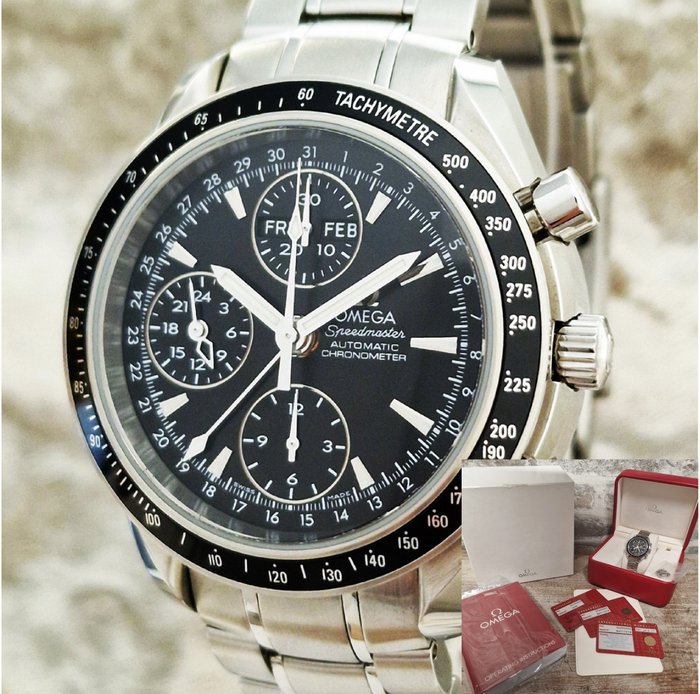 Omega - Speedmaster Day Date 4Automatic Chronograph - Ingen mindstepris - 322050 - Mænd - 2010-2020