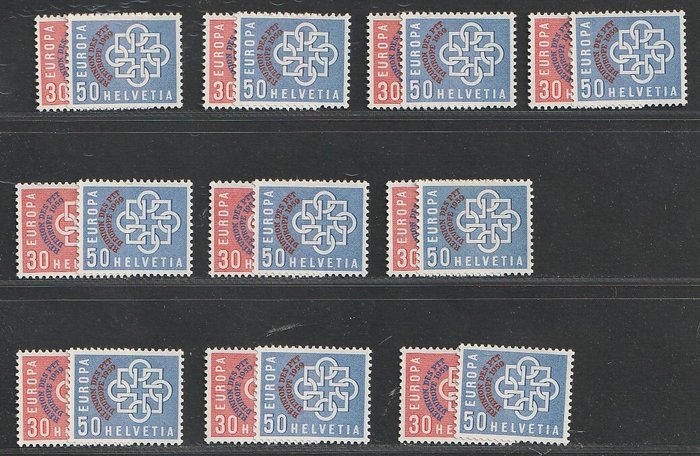 Europa CEPT 1960/1973 - Kultur - 25 betere complete sets