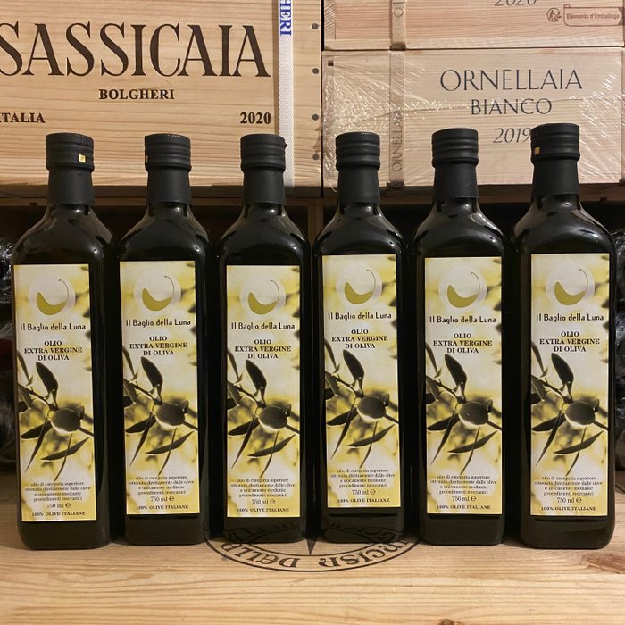 Il Baglio della Luna, Olio EVO - Ekstra jomfruolivenolie - 6 - 750 ml flaske