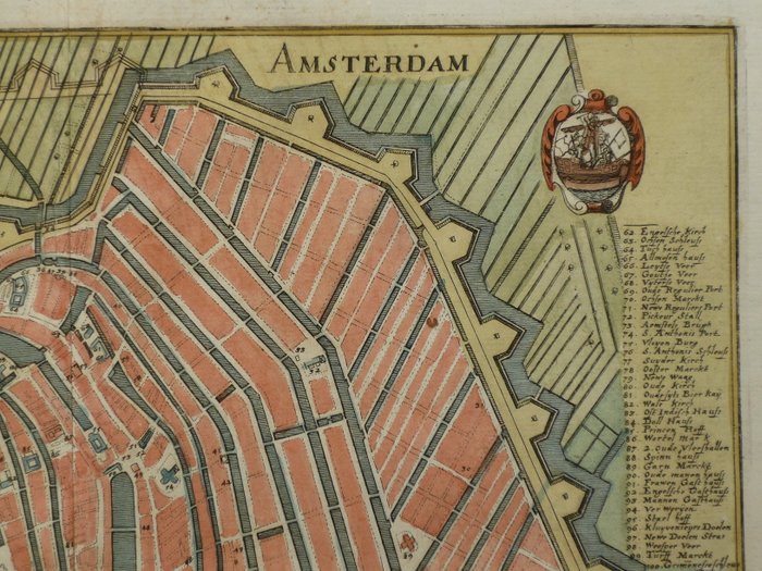 Holland - Amsterdam; Caspar Merian - Amsterdam - 1659