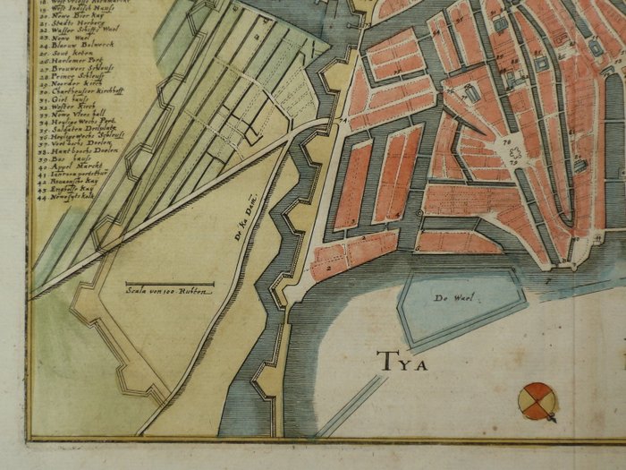 Holland - Amsterdam; Caspar Merian - Amsterdam - 1659