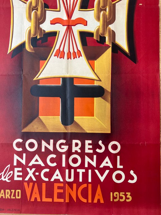 E. YELO - CONGRESO NACIONAL VALENCIA-1953- LITOGRAFIA