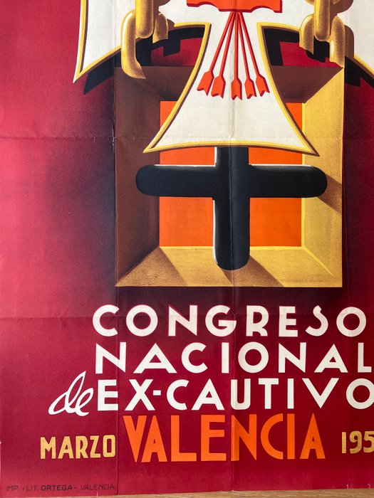 E. YELO - CONGRESO NACIONAL VALENCIA-1953- LITOGRAFIA