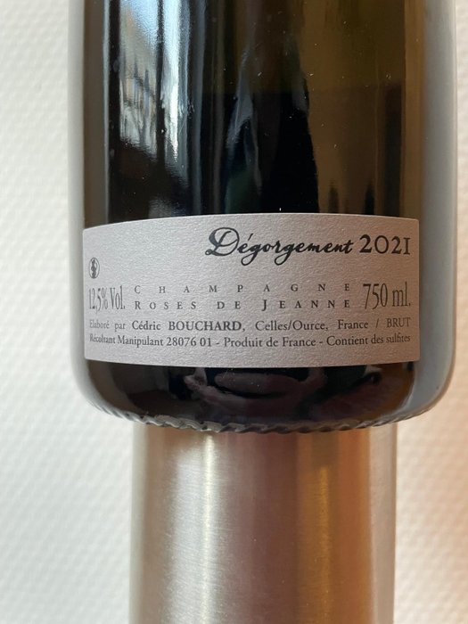 2019 Cédric Bouchard, Roses de Jeanne "VV-Cote de Val Vilaine" - Champagne - 1 Flaske (0,75L)