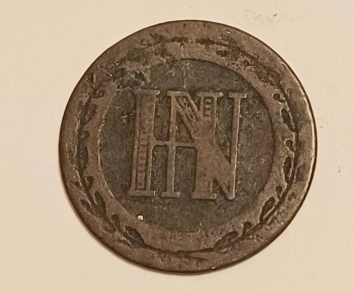 Tyskland, Westfalen. Westphalen 2 Cent 1812 Hieronymus Napoleon  (Ingen mindstepris)