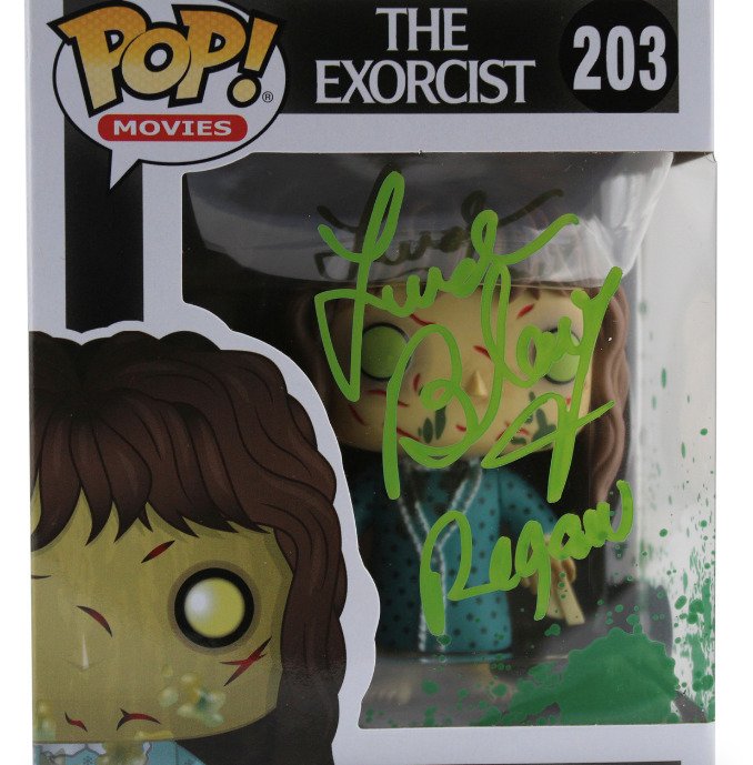 Funko  - Funko Pop #203 Linda Blair - Autograph  Inscription - Beckett COA