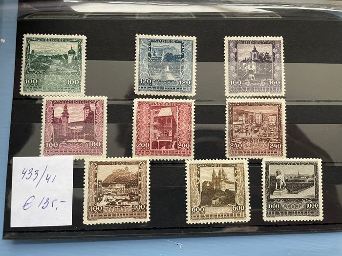 Østrig 1922/1949 - 11 bedre serier MNH/ubrugt