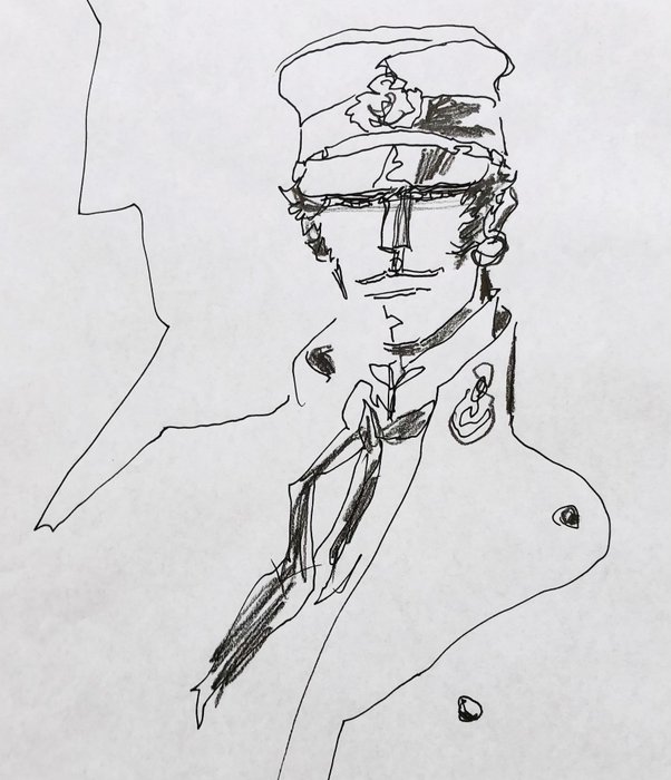 Babini, Stefano - 1 Original drawing - Corto Maltese - 2003