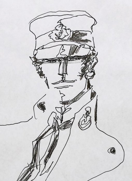 Babini, Stefano - 1 Original drawing - Corto Maltese - 2003