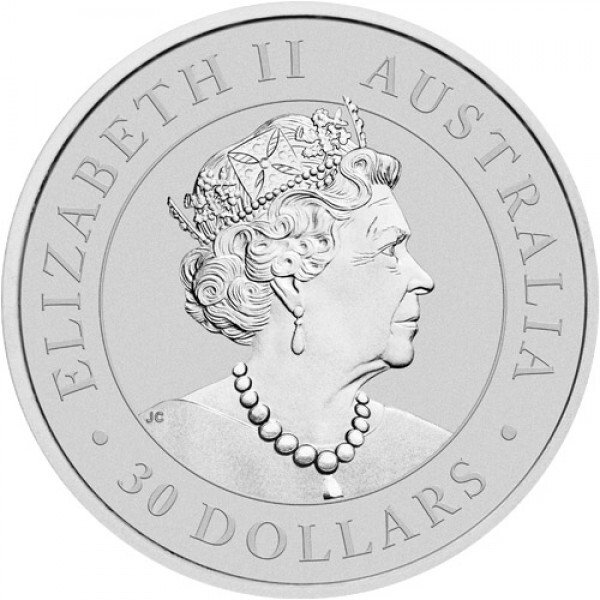 Australien 2021 1 Kilo $30 AUD Silver Koala Coin BU (In Capsule)