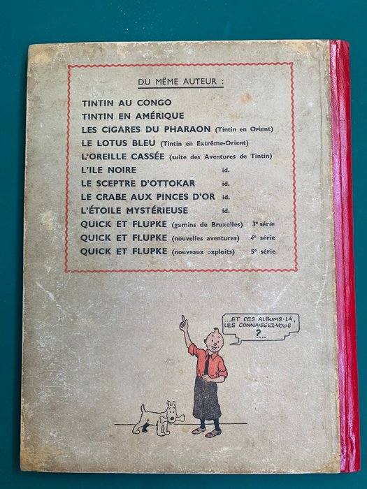 Tintin T8 - Le Sceptre d'Ottokar NB (A18) - C - 1 Album (gendannet) - 1942