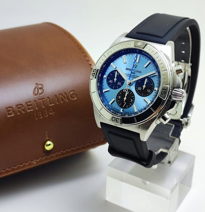 Breitling - Chronomat 42 Ice Blue - PB0134 - Mænd - 2011-nu