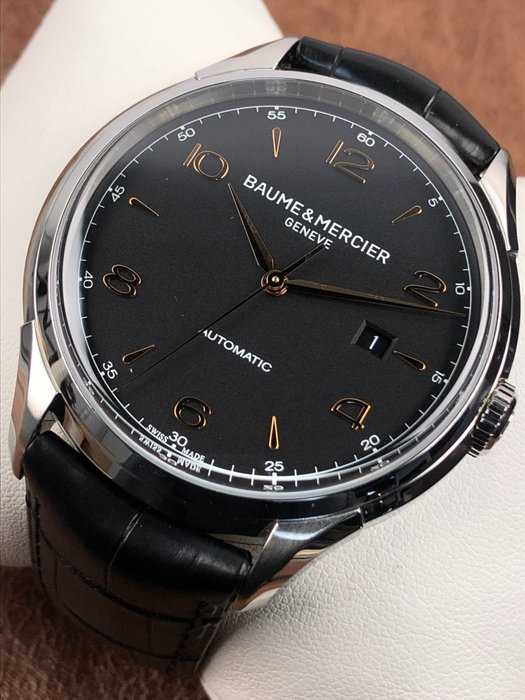 Baume  Mercier - Clifton Round Automatic XL - M0A10366 - Mænd - 2011-nu