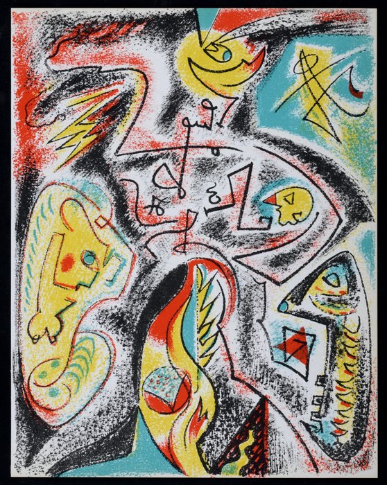 André Masson (1896-1987) - Composition abstraite