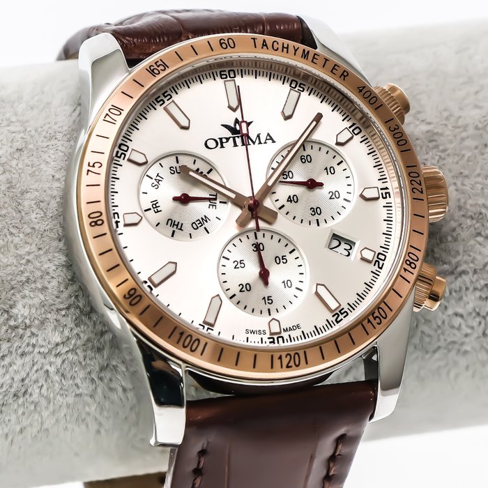 Optima - Swiss Chronograph - OSC432-SRL-1 - Ingen mindstepris - Mænd - 2011-nu