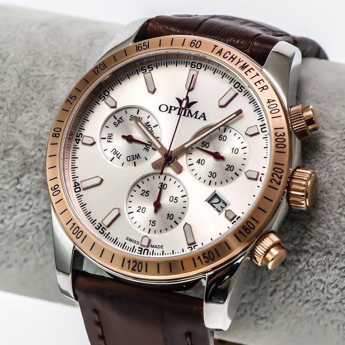 Optima - Swiss Chronograph - OSC432-SRL-1 - Ingen mindstepris - Mænd - 2011-nu