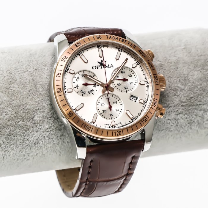 Optima - Swiss Chronograph - OSC432-SRL-1 - Ingen mindstepris - Mænd - 2011-nu