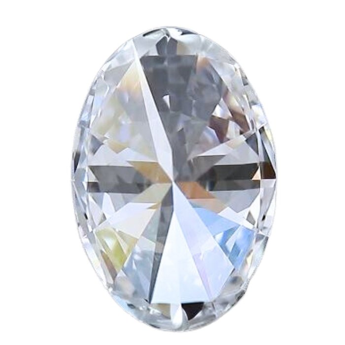 1 pcs Diamant  (Natur)  - 0.90 ct - Oval - D (farveløs) - VVS1 - Gemological Institute of America (GIA)