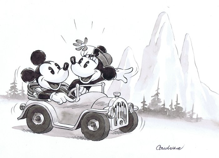 Cardona - 1 Watercolour - Mickey Mouse