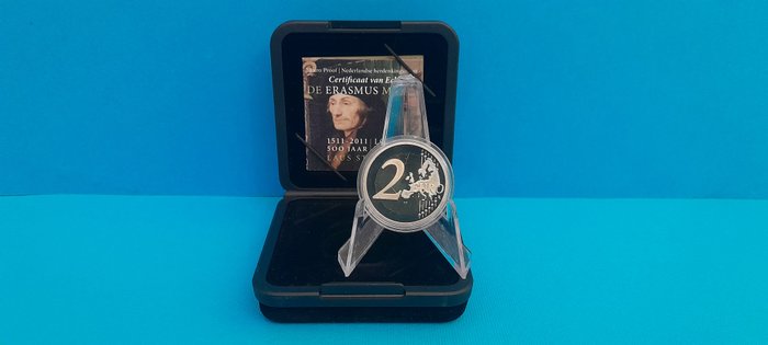 Holland. 2 Euro 2011 "Erasmus" Proof  (Ingen mindstepris)