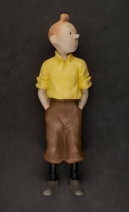 Leblon-Delienne - Hergé - Statue Tintin debout - 45914 - 30 cm - Harpiks - 2000