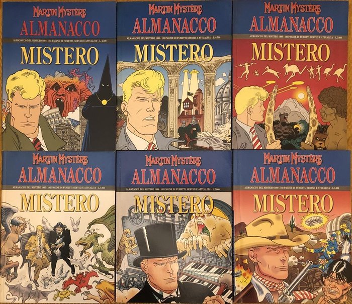 Martin Mystère 1/24 +27 - Almanacco del Mistero - 25 Comic - Første udgave - 1988/2014