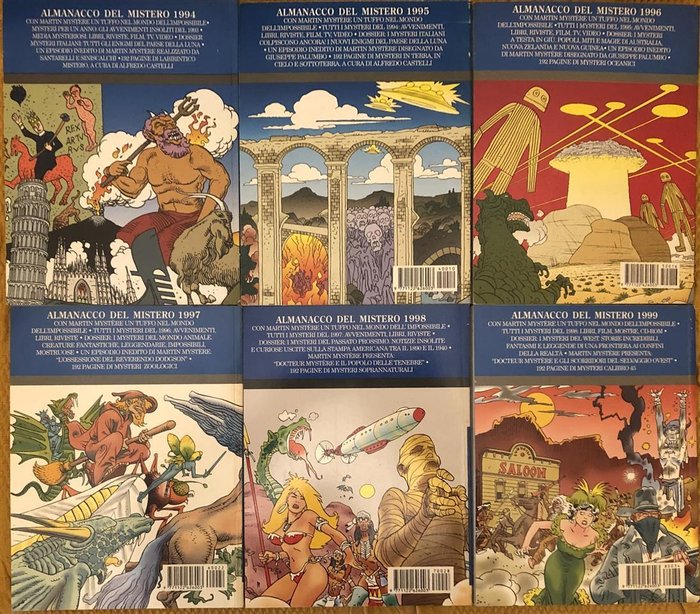 Martin Mystère 1/24 +27 - Almanacco del Mistero - 25 Comic - Første udgave - 1988/2014