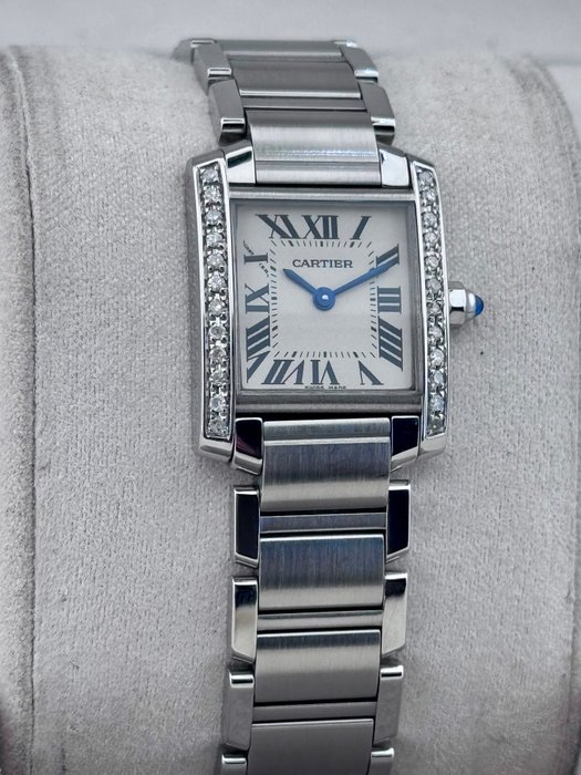 Cartier - Tank Française Lady Daimond - - 2384 - Kvinder - 2011-nu