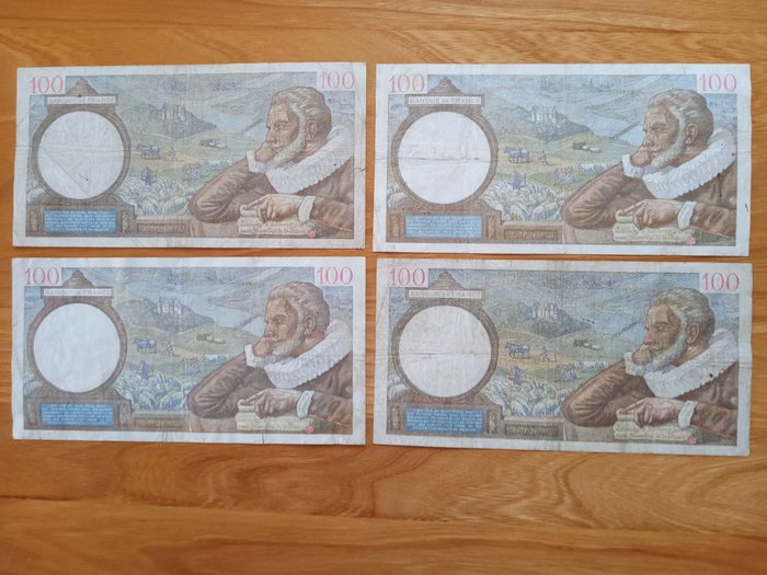 Frankrig. - 18 banknotes - various dates  (Ingen mindstepris)