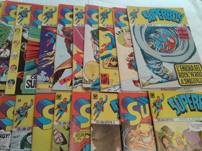 Superman e Superboy 1/26 completa - 3° serie williams - 1 Comic collection - Første udgave - 1973