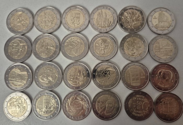 Europa. 2 Euro 2004/2024 (24 monedas)  (Ingen mindstepris)