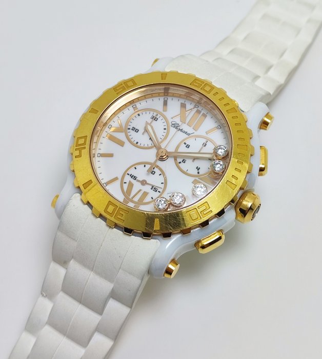 Chopard - Happy Sport Ceramic  18K Gold "Limited Edition" - 28/8515-9001 - Unisex - 2011-nu