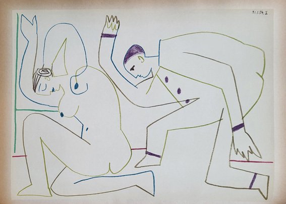 Pablo Picasso (after) - Human Comedy 3111954 II mit COA