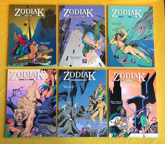 Zodiak 1 t/m 9 - Complete reeks - 9 Album - Første udgave - 1999/2004