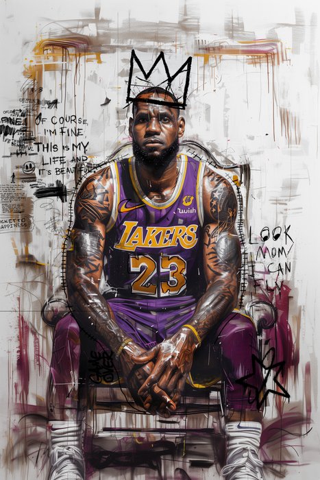 Artxlife - The King Lebron Basquiat XXL]